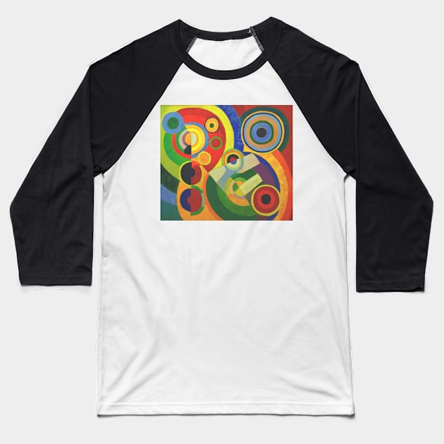 Robert Delaunay rythme joie de vivre Baseball T-Shirt by indusdreaming